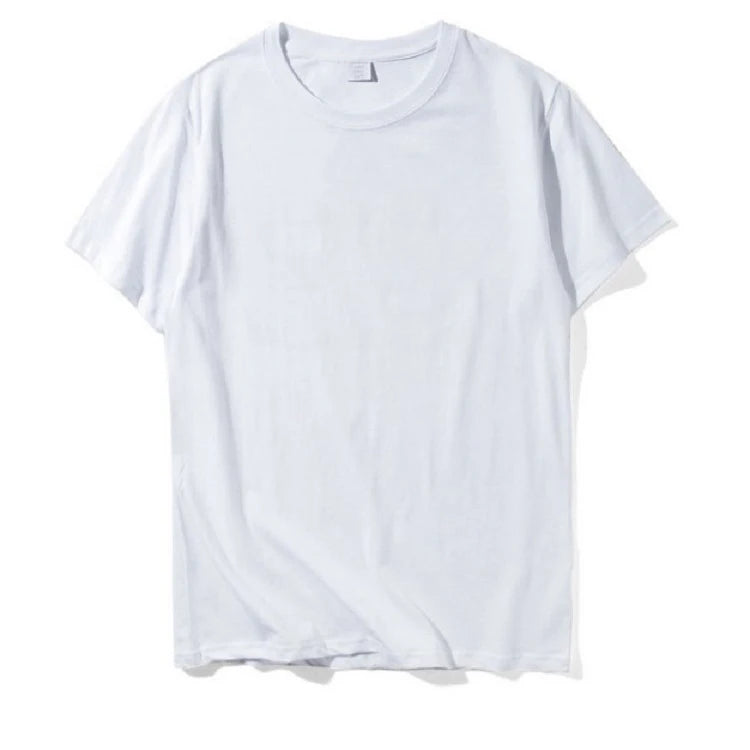 2025 Unisex Custom Design LOGO Printing Personalized Men's  Harajuku Solid Color Text Photos Clothing Ads Pure Cotton T-shirt