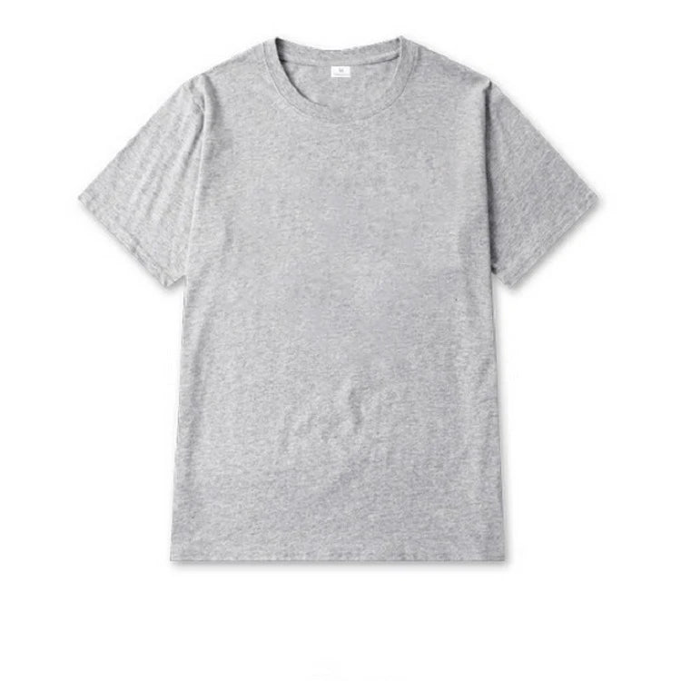 2025 Unisex Custom Design LOGO Printing Personalized Men's  Harajuku Solid Color Text Photos Clothing Ads Pure Cotton T-shirt