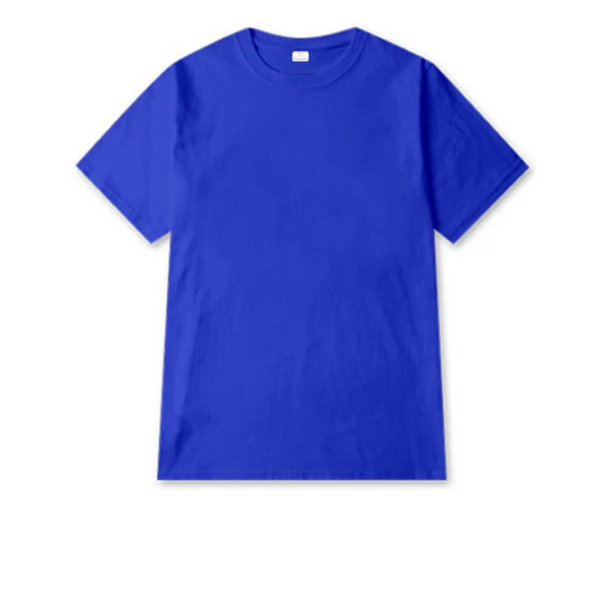 2025 Unisex Custom Design LOGO Printing Personalized Men's  Harajuku Solid Color Text Photos Clothing Ads Pure Cotton T-shirt