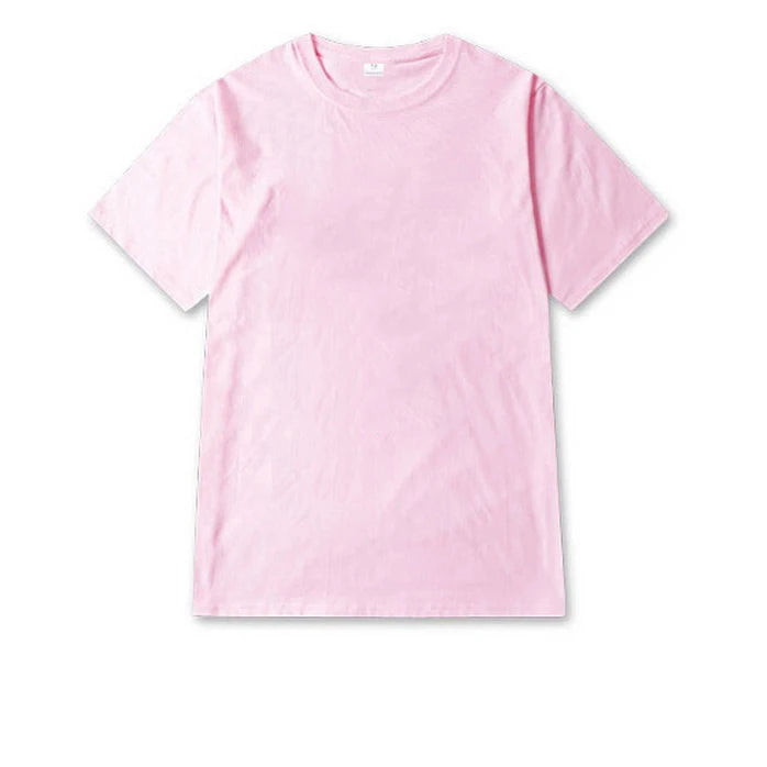 2025 Unisex Custom Design LOGO Printing Personalized Men's  Harajuku Solid Color Text Photos Clothing Ads Pure Cotton T-shirt