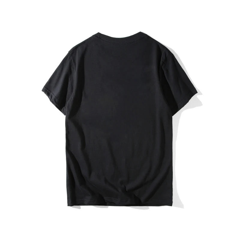2025 Unisex Custom Design LOGO Printing Personalized Men's  Harajuku Solid Color Text Photos Clothing Ads Pure Cotton T-shirt