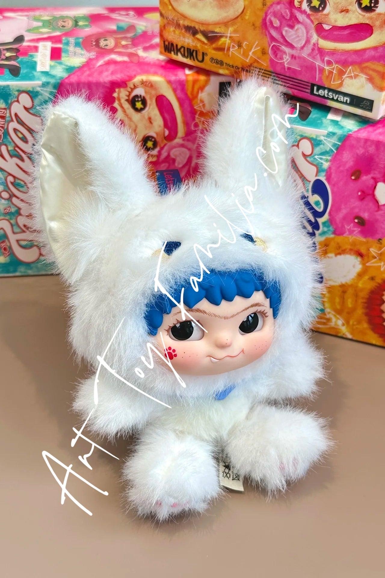 Wakuku Fox & Bunny Trick Or Treat Series Plush Doll