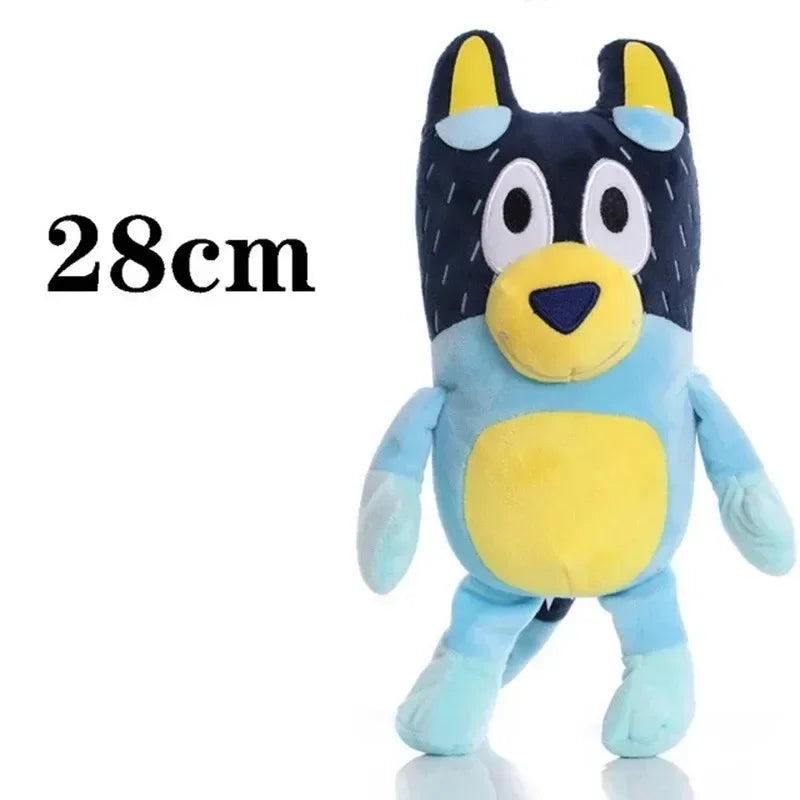 Peluche Blueyed Dog Bingo Family Plush Toy Cartoon Dog Soft Stuffed Animals Dolls Christmas Gifts Family Blue-Y Bingo--