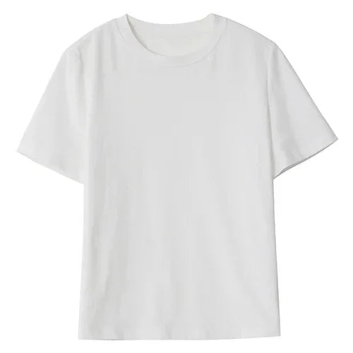 CHIC VEN Women's Tees Basic O Neck Short Sleeve Pullover T-shirt for Woman Solid Female Top Casual Ladies Tshirt Summer 2024