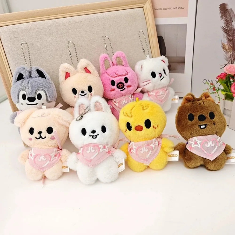 72styles Skzoo Keychain Plush Kawaii Skzoo Keychain Stay Plush Cartoon Stuffed Animal Doll Kawaii Toys Room Decor Children Gift
