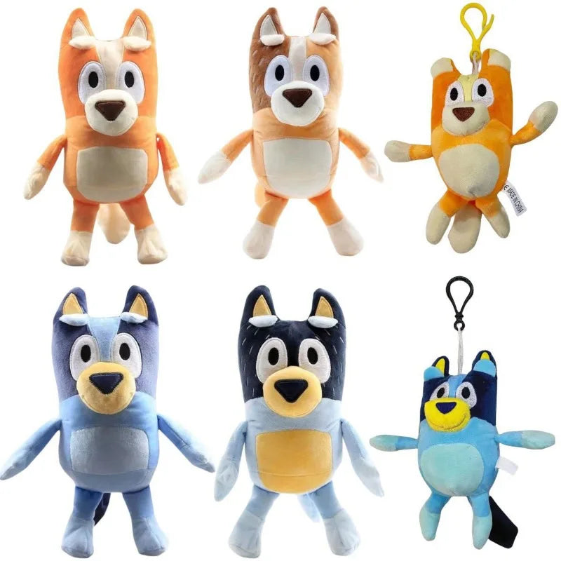 Kawaii Cute 28cm Cartoon Anime Bluey Bingo Family Plush Doll Gift Cute Doll Doll Sleeping Pillow Girl Gift Christmas Gift