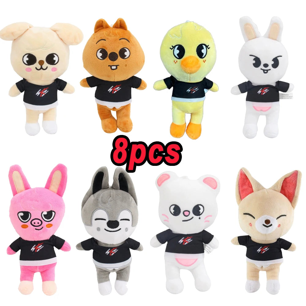 72styles Skzoo Keychain Plush Kawaii Skzoo Keychain Stay Plush Cartoon Stuffed Animal Doll Kawaii Toys Room Decor Children Gift