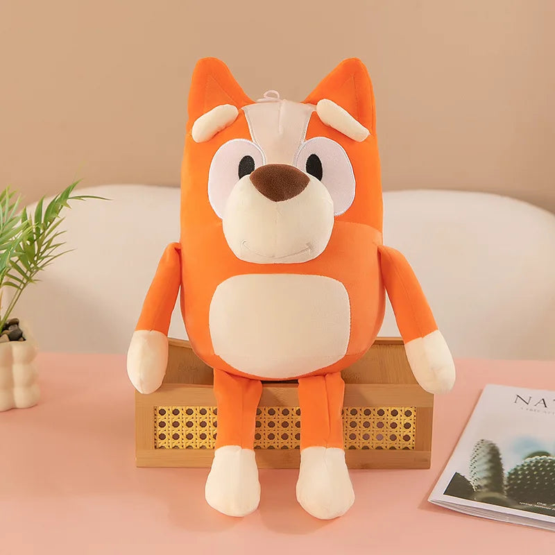 New Kawaii 25/30/40/60cm Cartoon Bluey Family Cartoon Plush Toy Doll Bingo Doll Girl Birthday Gift Christmas Gift
