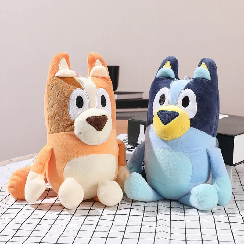Kawaii Cute 28cm Cartoon Anime Bluey Bingo Family Plush Doll Gift Cute Doll Doll Sleeping Pillow Girl Gift Christmas Gift