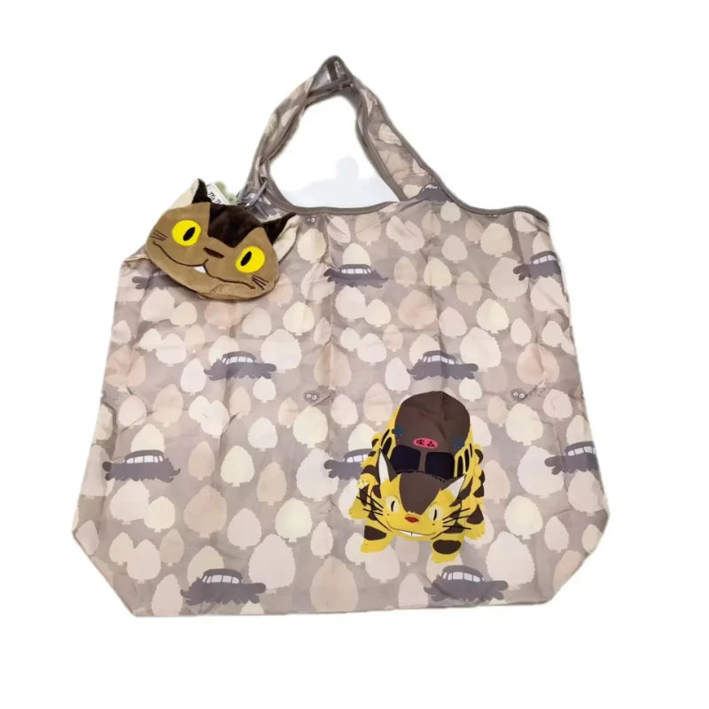Cartoon Foldable Shopping Bags small shopping bag reusable nylon bag shopping bag nylon pouch reusable shoulder PortableShoulder