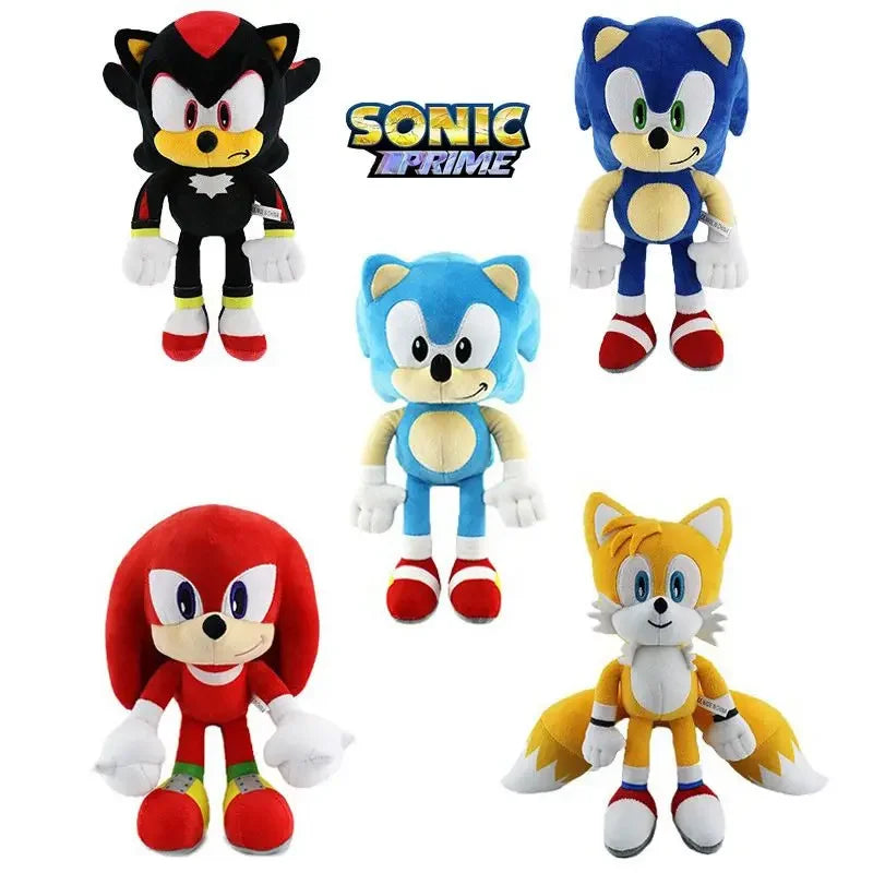 New 30cm Ultrasonic Prickly Plush Doll Sonic Kids Doll Cartoon Anime Movie Hedgehog Mouse Tarsnak Kids Toys Holiday Gift