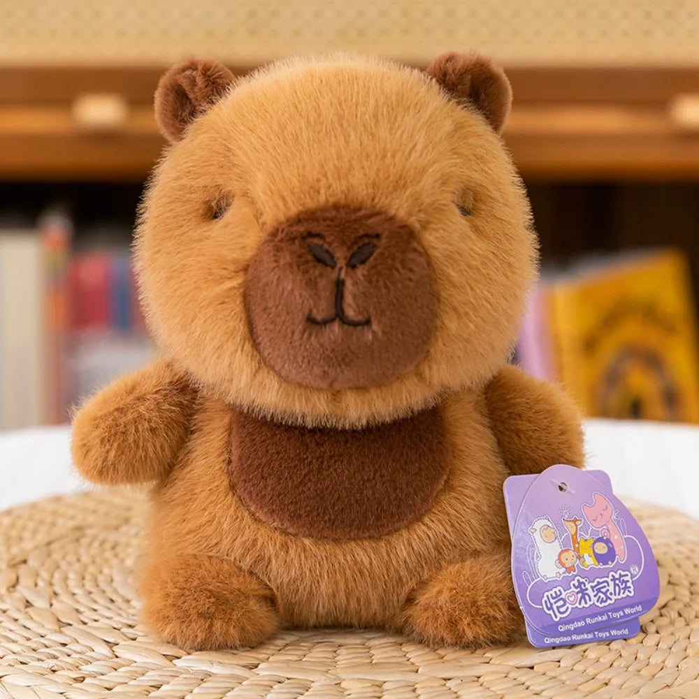 Cute 16cm Plush Companion Doll Plush Elephant Stuffed Animal Pillow Capybara Super Soft Animal Plush Toy Desk