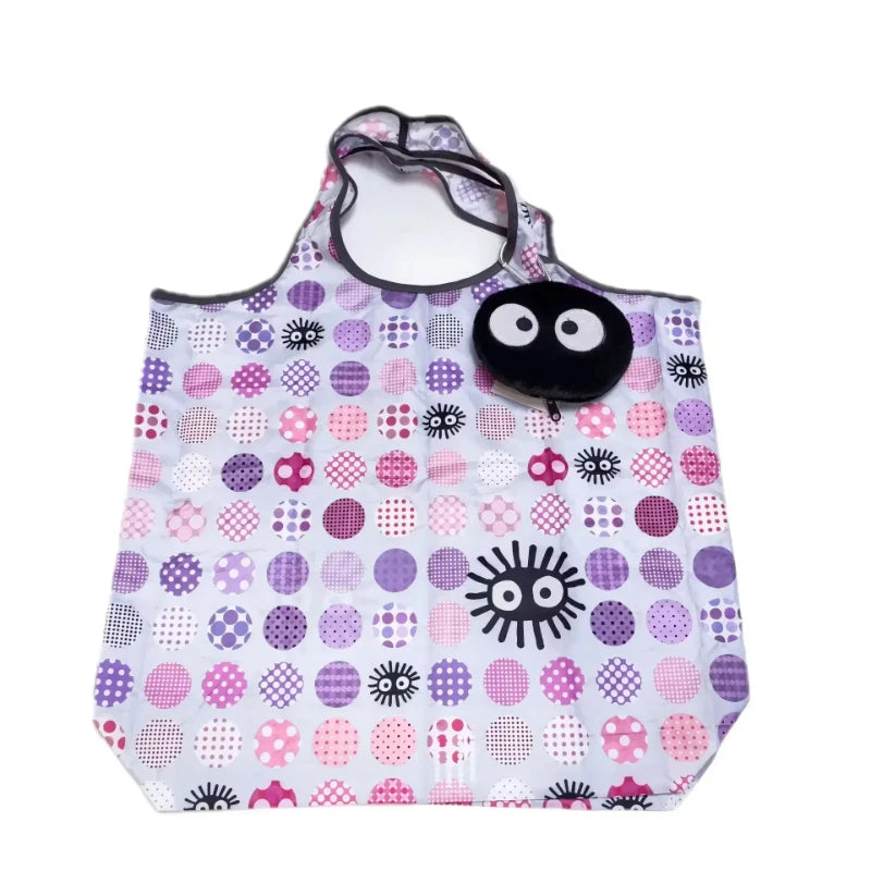 Cartoon Foldable Shopping Bags small shopping bag reusable nylon bag shopping bag nylon pouch reusable shoulder PortableShoulder