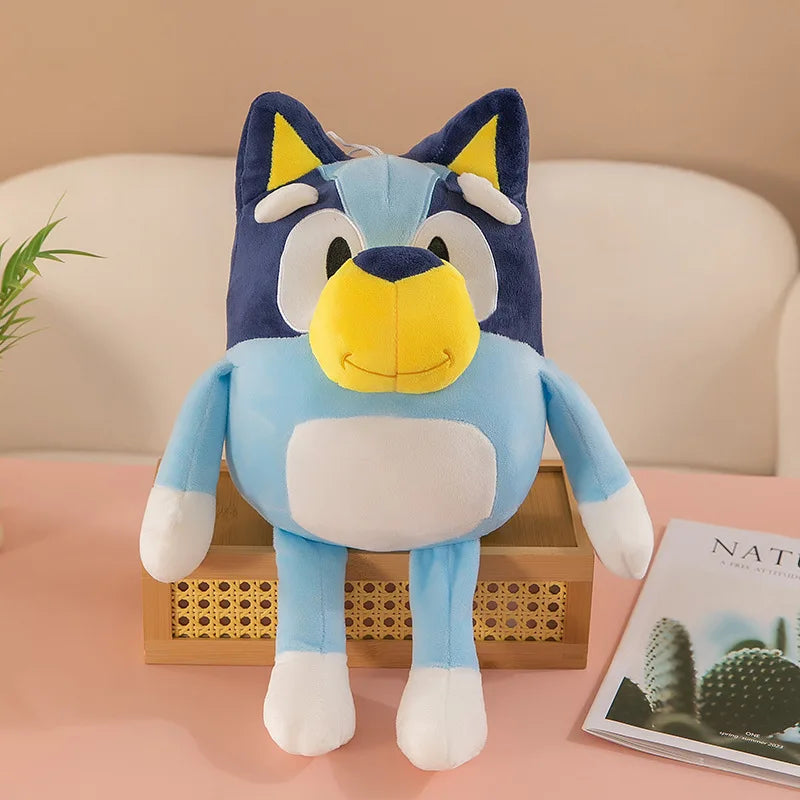 New Kawaii 25/30/40/60cm Cartoon Bluey Family Cartoon Plush Toy Doll Bingo Doll Girl Birthday Gift Christmas Gift