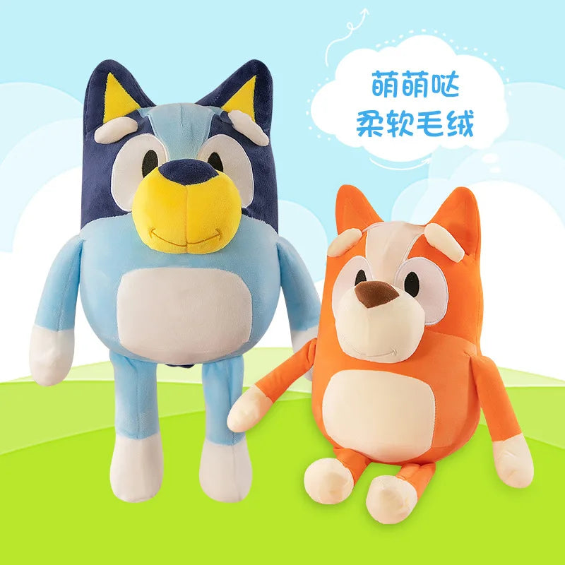 New Kawaii 25/30/40/60cm Cartoon Bluey Family Cartoon Plush Toy Doll Bingo Doll Girl Birthday Gift Christmas Gift
