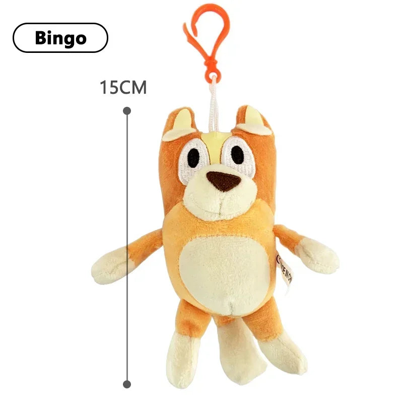Peluche Blueyed Dog Bingo Family Plush Toy Cartoon Dog Soft Stuffed Animals Dolls Christmas Gifts Family Blue-Y Bingo--