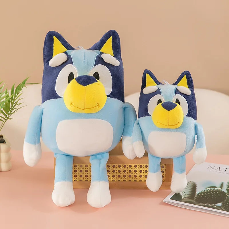 New Kawaii 25/30/40/60cm Cartoon Bluey Family Cartoon Plush Toy Doll Bingo Doll Girl Birthday Gift Christmas Gift