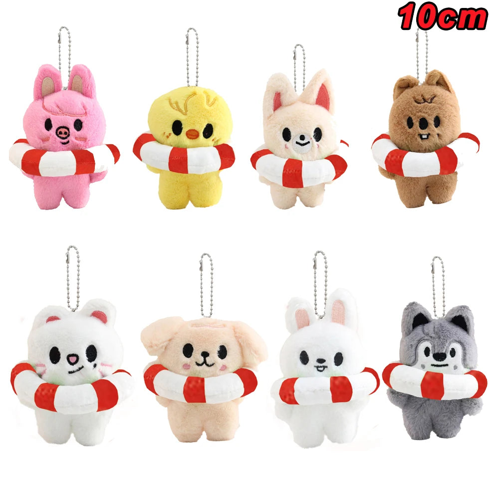 72styles Skzoo Keychain Plush Kawaii Skzoo Keychain Stay Plush Cartoon Stuffed Animal Doll Kawaii Toys Room Decor Children Gift