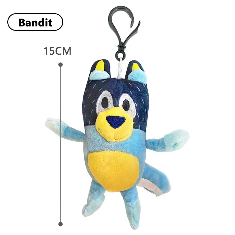 Peluche Blueyed Dog Bingo Family Plush Toy Cartoon Dog Soft Stuffed Animals Dolls Christmas Gifts Family Blue-Y Bingo--