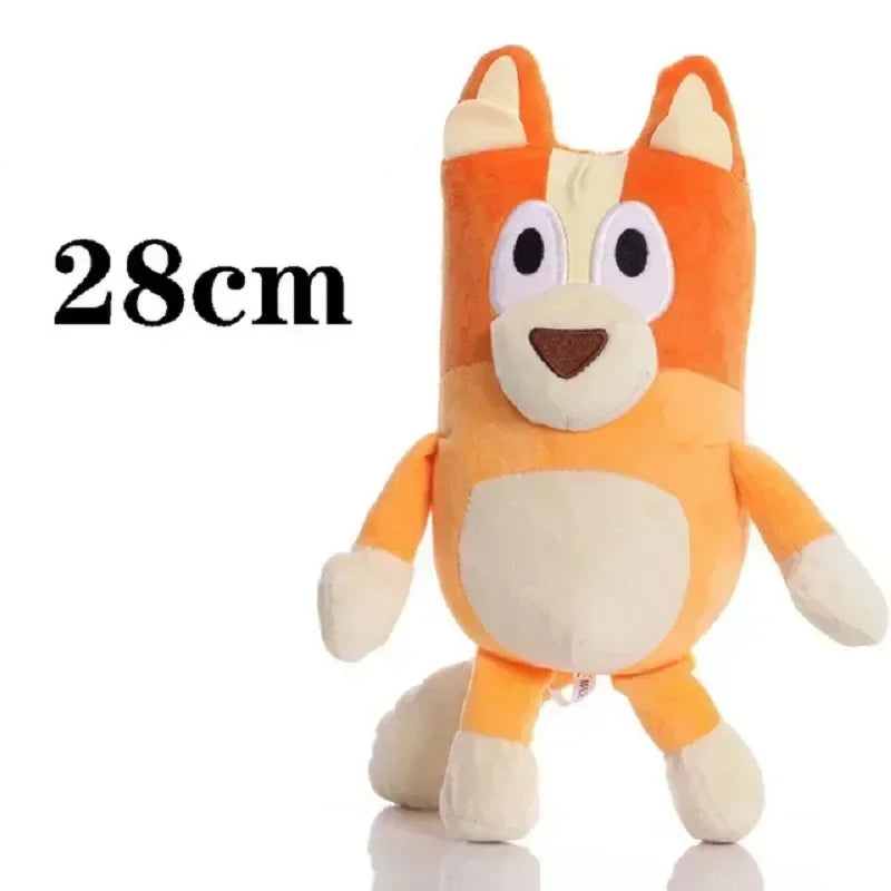 Peluche Blueyed Dog Bingo Family Plush Toy Cartoon Dog Soft Stuffed Animals Dolls Christmas Gifts Family Blue-Y Bingo--