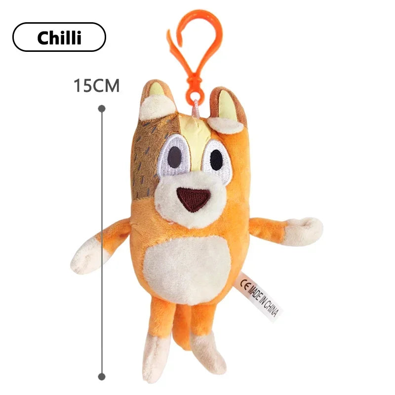 Peluche Blueyed Dog Bingo Family Plush Toy Cartoon Dog Soft Stuffed Animals Dolls Christmas Gifts Family Blue-Y Bingo--