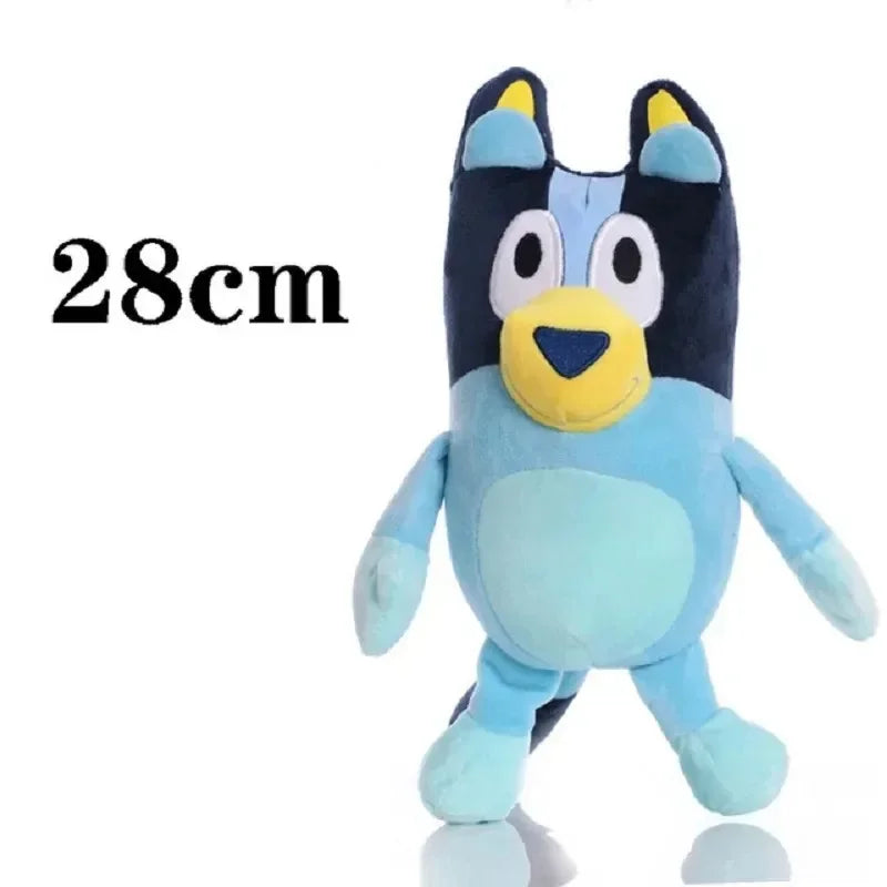 Peluche Blueyed Dog Bingo Family Plush Toy Cartoon Dog Soft Stuffed Animals Dolls Christmas Gifts Family Blue-Y Bingo--